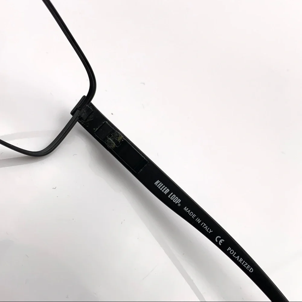 Vintage Killer Loop Black Oval Sunglasses Frames